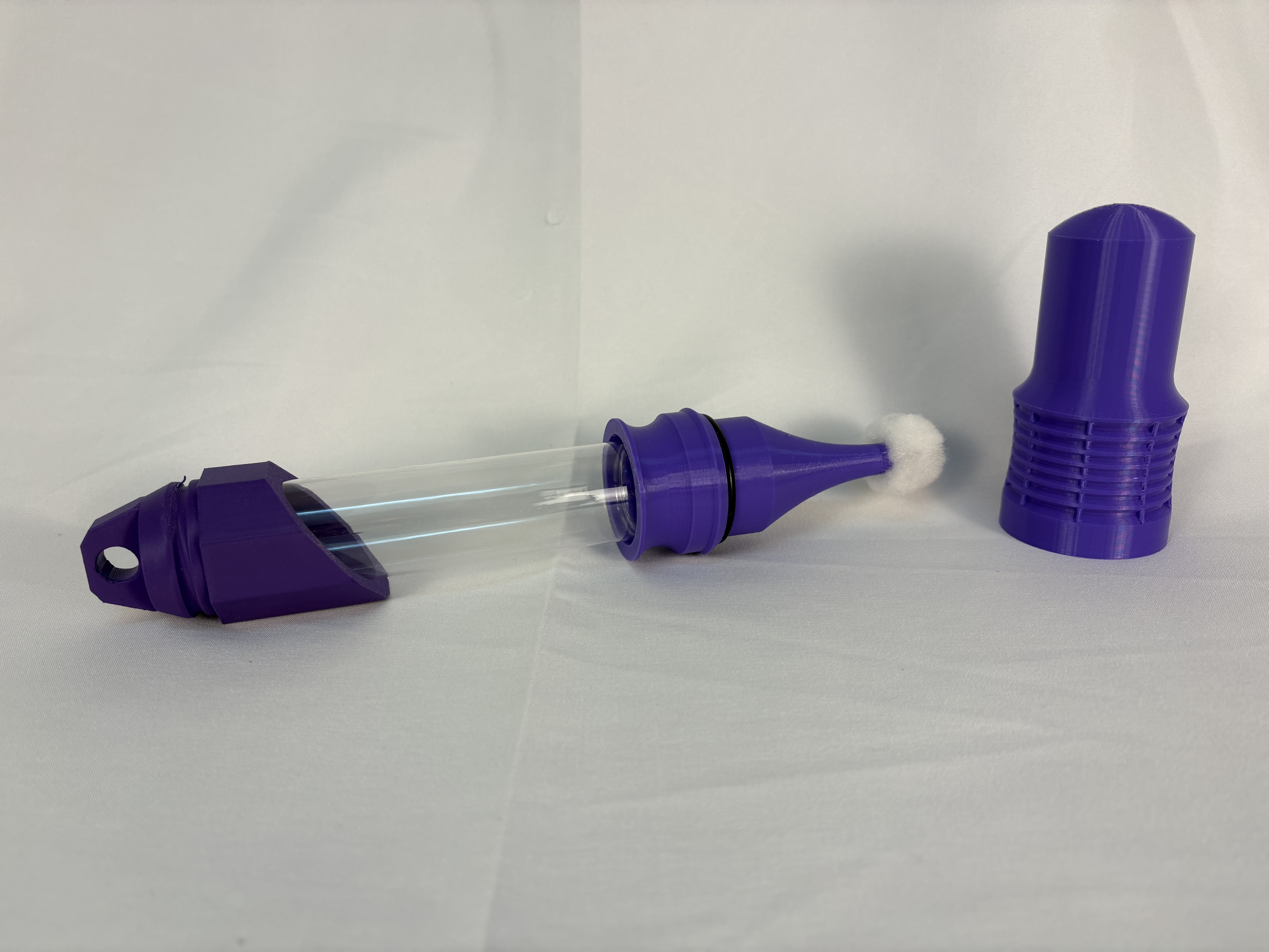 The Primer Wand — exploded view of the cap, body, and applicator tip